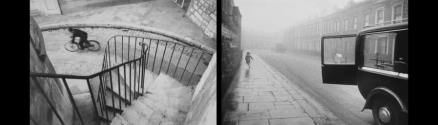 Henri Cartier-Bresson. Hyères, France. 1932 / Robert Frank. London.1959