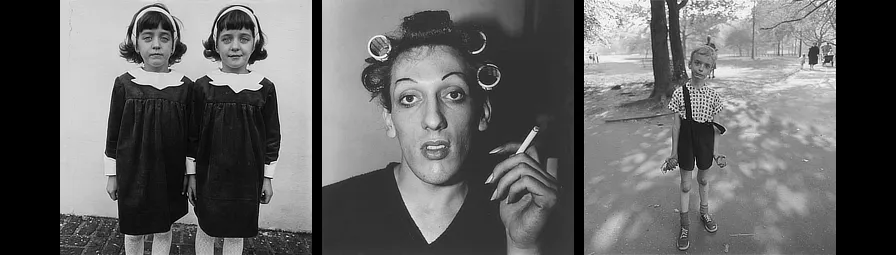 Diane Arbus. New Jersey. 1967 /New York City. 1966 /New York. 1962
