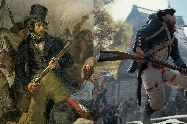 Miniatura per a Evolució de la posició del punt de vista (Eugène Delacroix i Assassin’s Creed)