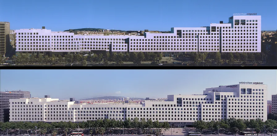 Carles Climent. L'illa Diagonal. Barcelona. 2001 / Toni Bover. L'illa Diagonal, Barcelona. 2007
