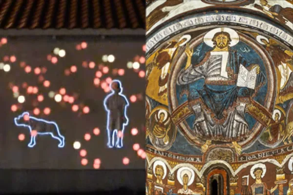 Miniatura per a El videomapatge i l’espai tridimensional  (Kim Simonsson i Pantocrator, Sant Climent de Taüll)