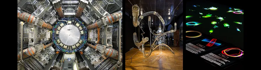 CERN (Conseil Européen pour la Recherce Nucléaire). Ginebra. Principis del Segle XXI / Yunchul Kim. Cascada. 2018 / CCCB (Quàntica). Barcelona. 2019